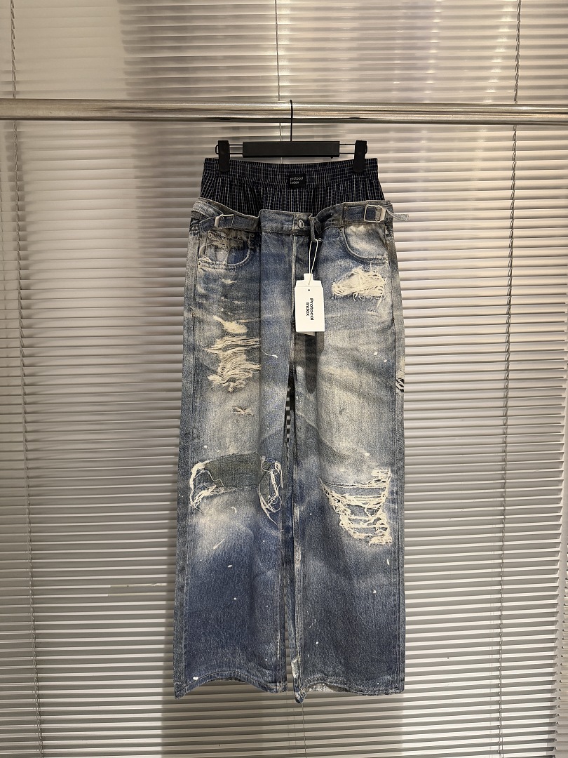 Shorts Denim Frayed - Mejor Versión PTL INDEX Jeans Baggy