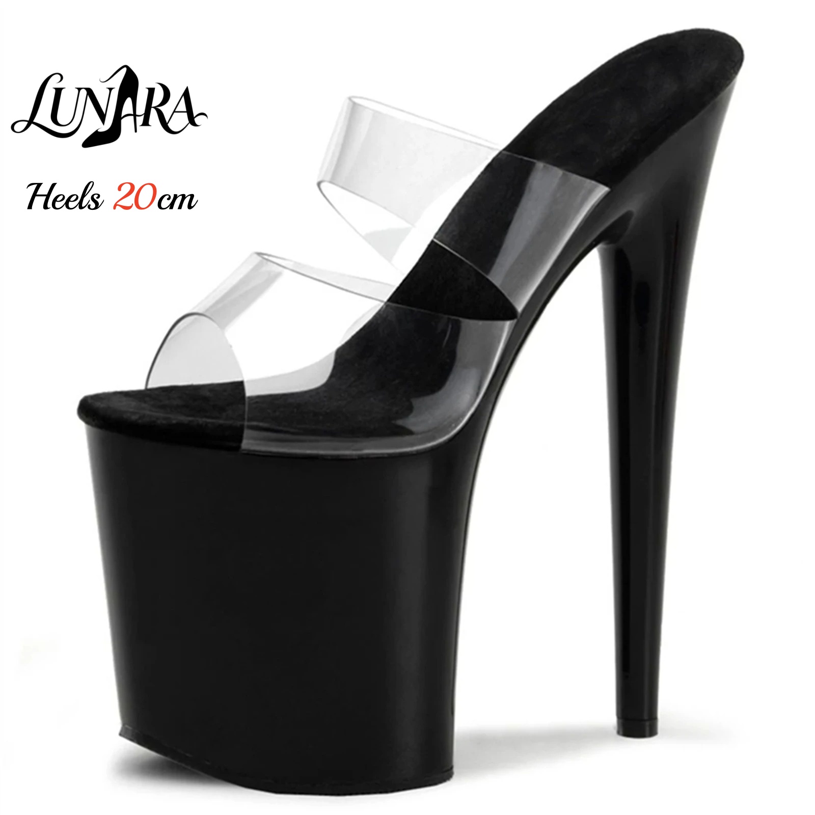 Sandal Strappy Heeled - Sandalias de Tacón Alto con Plataforma