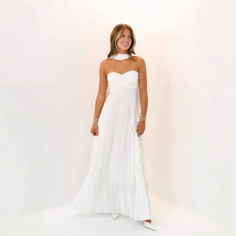 Maxi Dress Halter - Vestido de Invitada de Boda Elegante