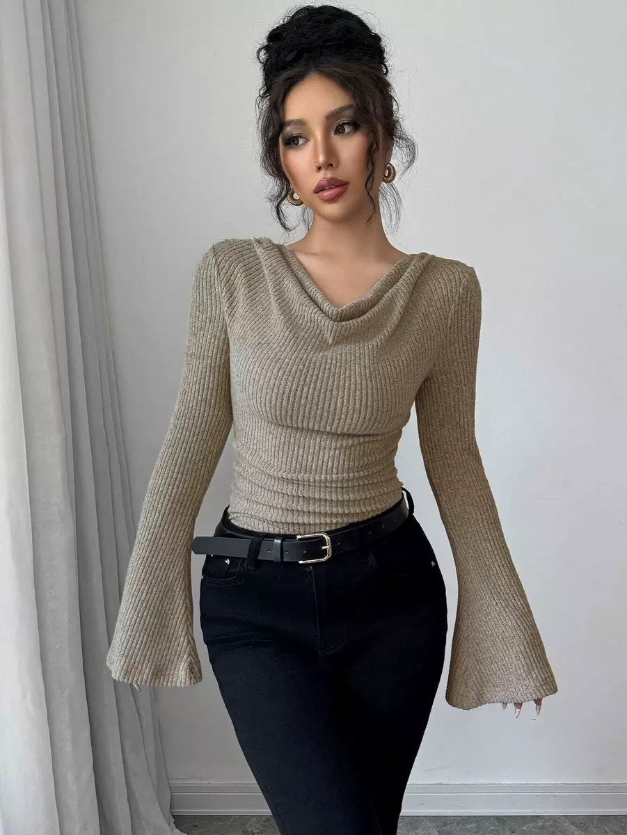 Blouse Off Shoulder - Blusa de mujer con hombros descubiertos,
