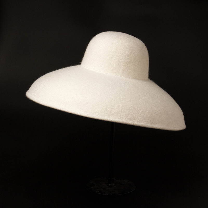 Sombrero de fieltro de lana de - Hat Floppy Wide reseña y precio