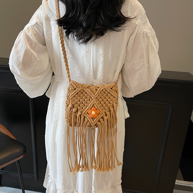 Bolsos de verano para mujer, b - Crochet Bag Raffia reseña y precio