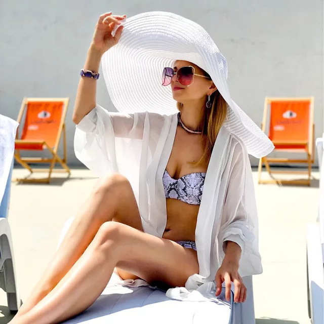 Sombreros de paja de playa de  - Hat Floppy Wide reseña y precio