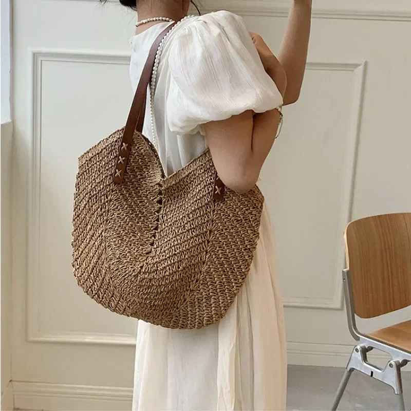 Bolso de mano de verano 2026,  - Crochet Bag Raffia reseña y precio