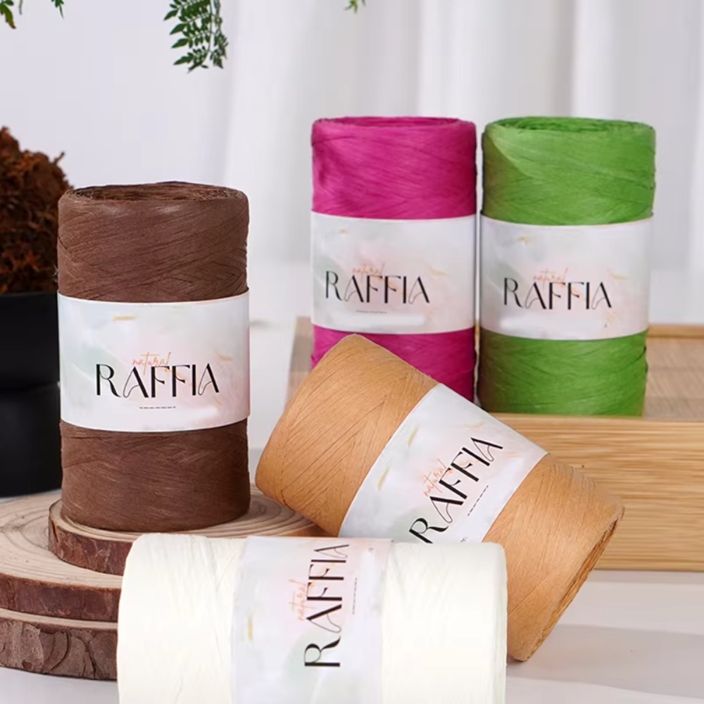 Hilo de Rafia Multicolor DIY,  - Crochet Bag Raffia reseña y precio