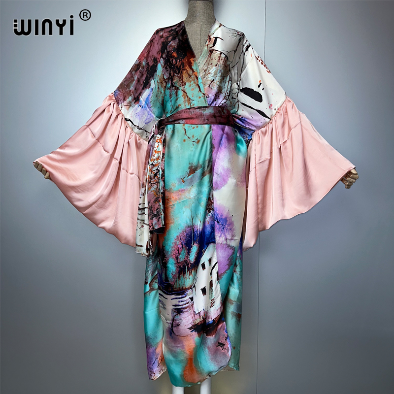 WINYI-vestido de fiesta tipo k - Cover Up Kaftan reseña y precio