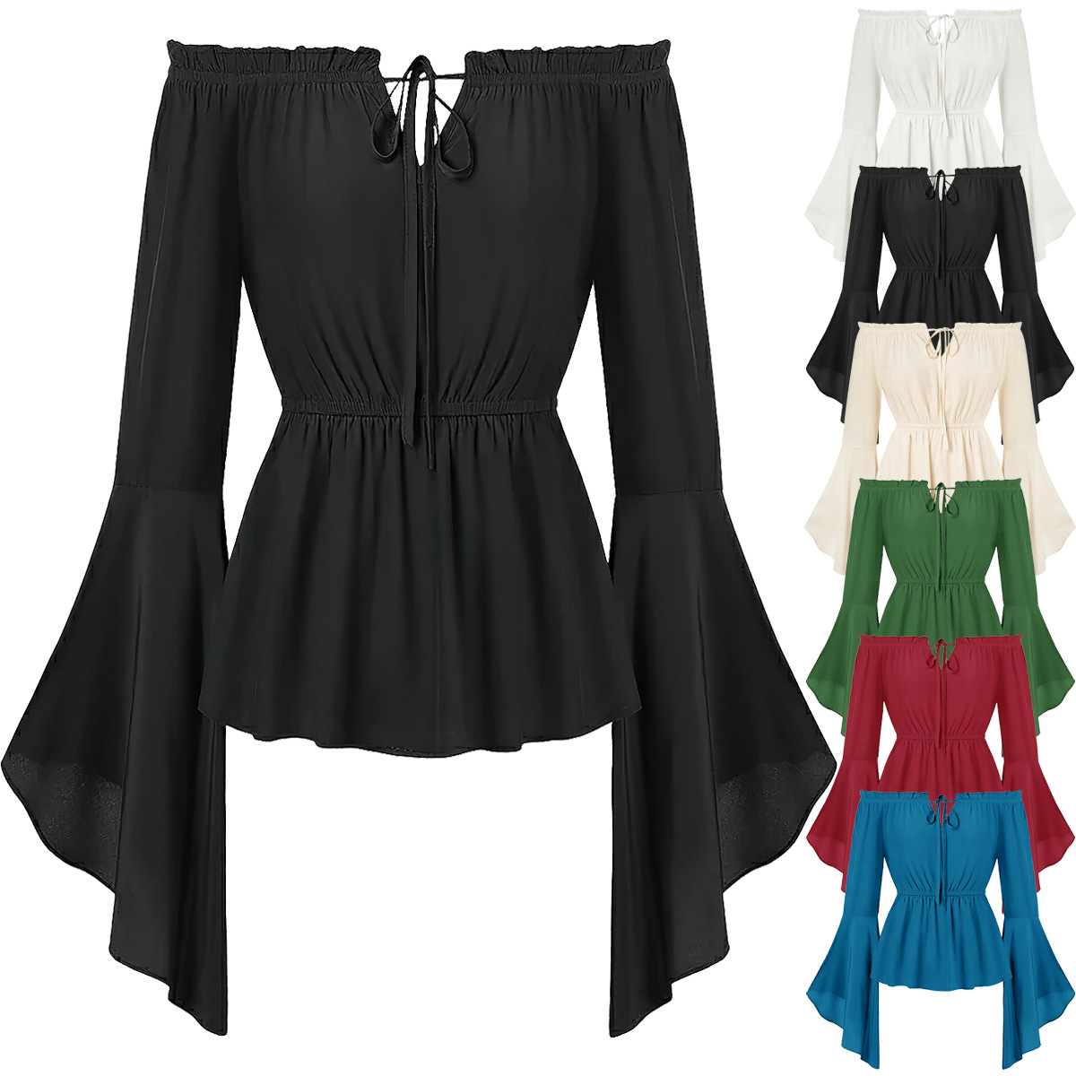 Blusa Medieval con Hombros Des - Blouse Off Shoulder reseña y precio