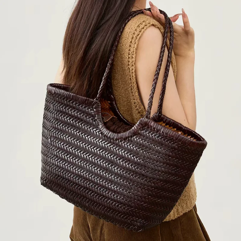 Bolso de mano tejido a mano de - Crochet Bag Raffia reseña y precio
