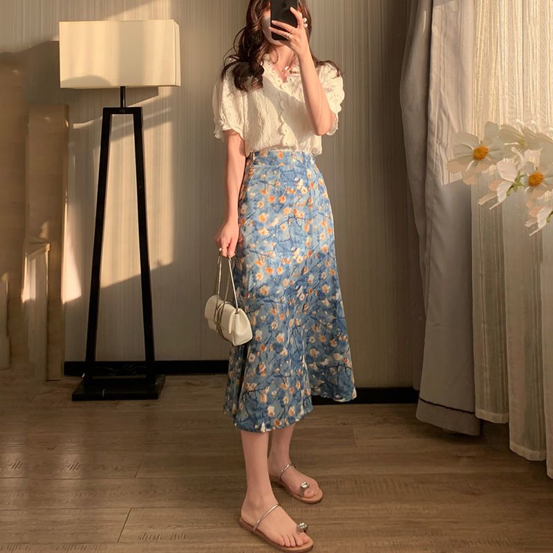 Conjunto de Dos Piezas de Vera - Midi Skirt Floral reseña y precio