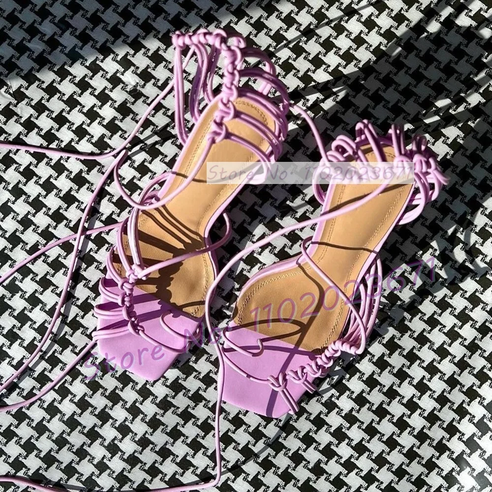 Sandalias con cordones para mu - Sandal Strappy Heeled reseña y precio
