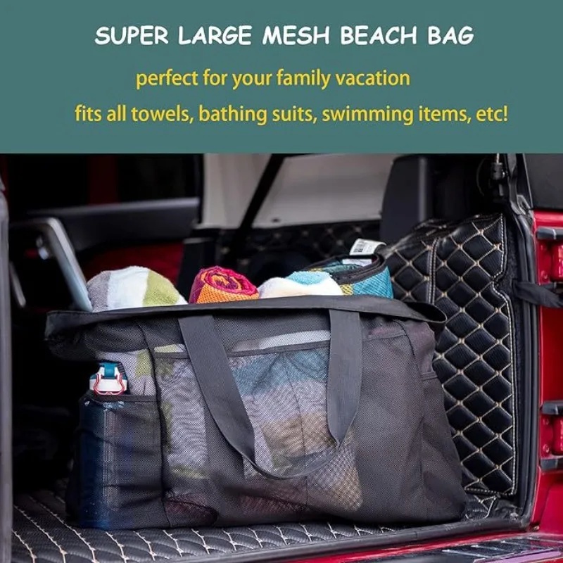 Bolsa de Playa de Malla de Gra - Tote Bag Beach reseña y precio