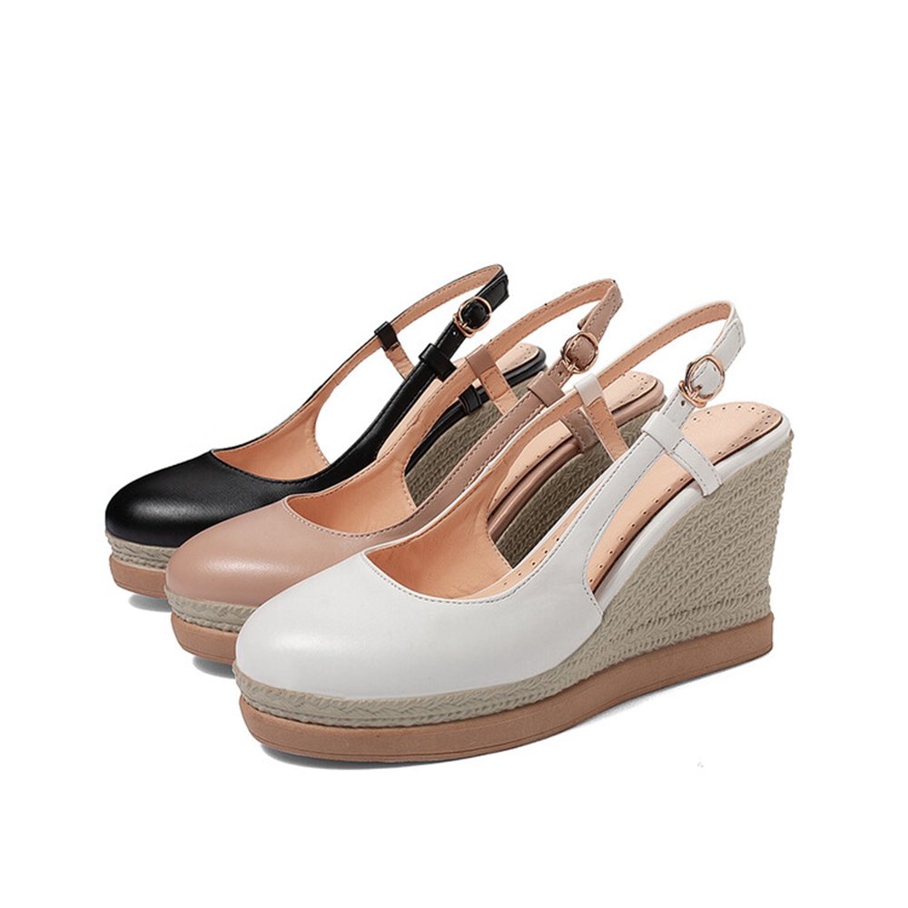 Sandalias de cuña con correa e - Wedge Espadrille Women reseña y precio