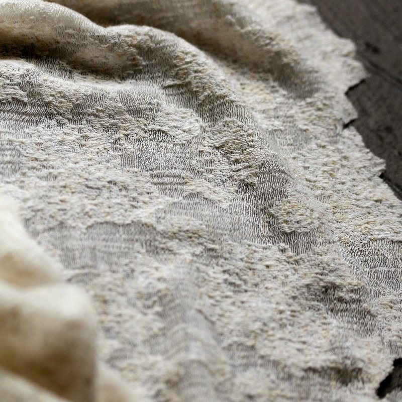 Tela de punto de algodón y lin - Linen Dress Wrap reseña y precio