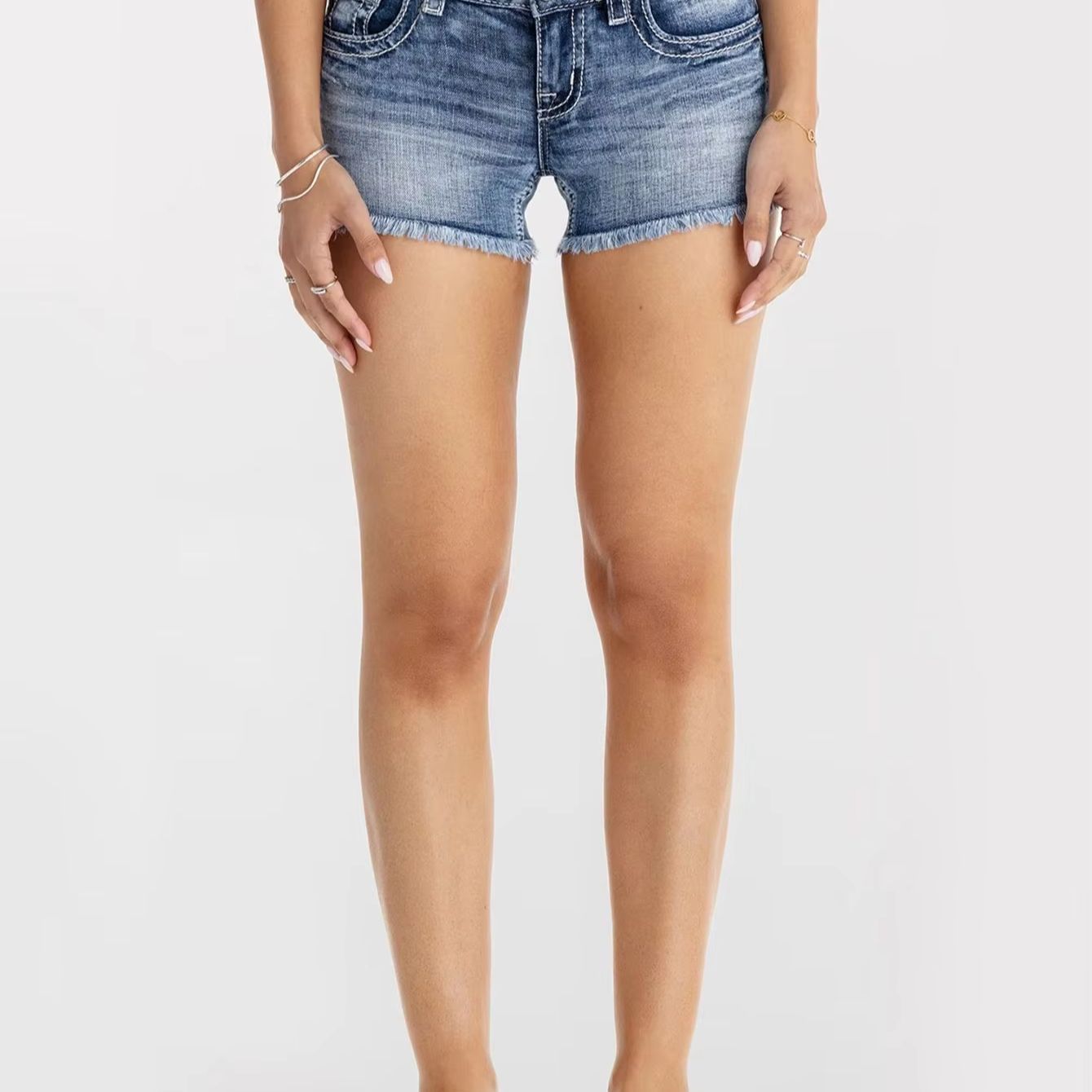 Ropa de mujer, pantalones cort - Shorts Denim Frayed reseña y precio
