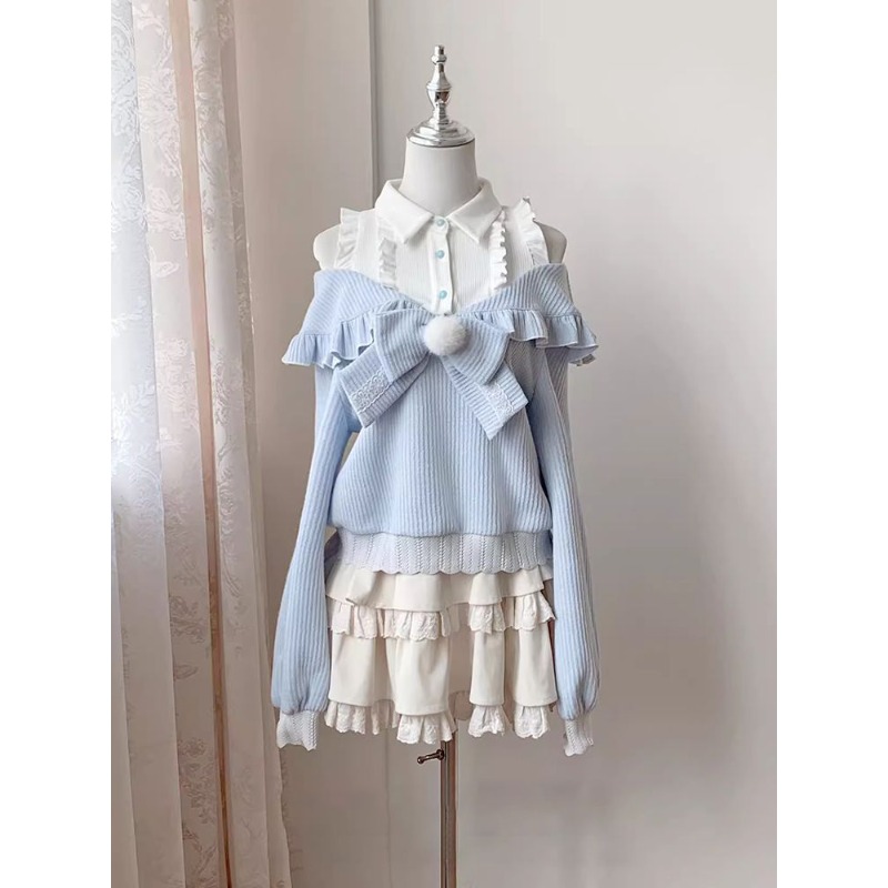 Conjunto de 2 Piezas Kawaii So - Blouse Off Shoulder reseña y precio