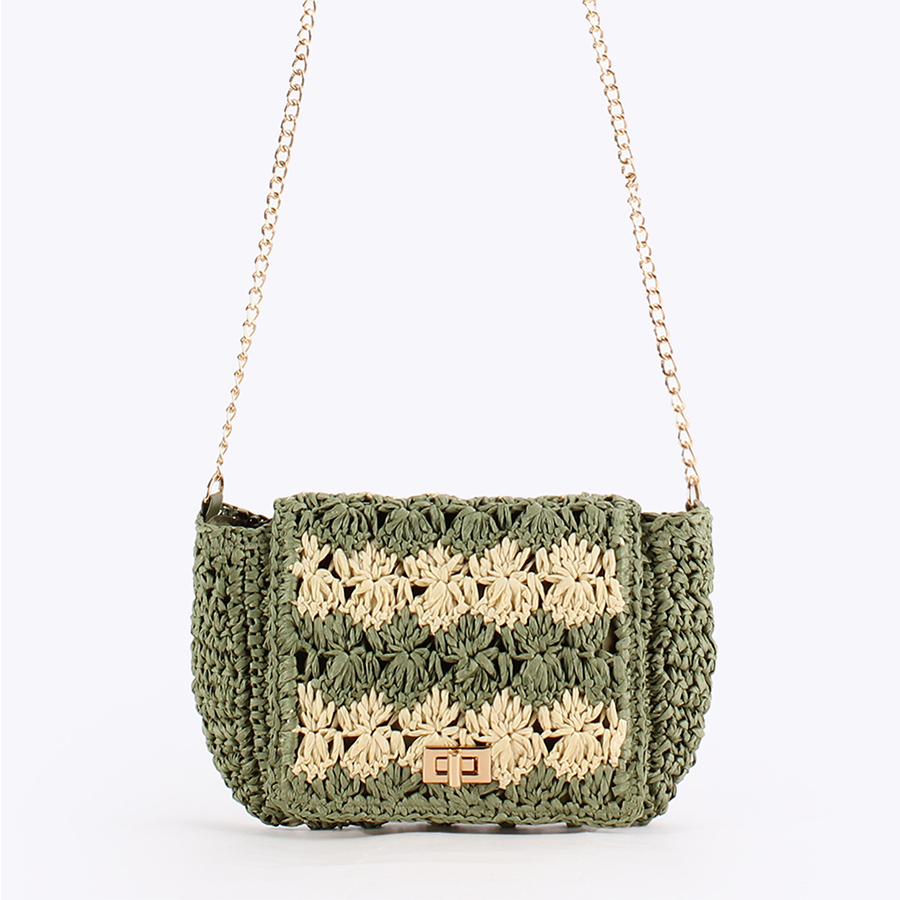 Bolsos cruzados de paja para m - Crochet Bag Raffia reseña y precio