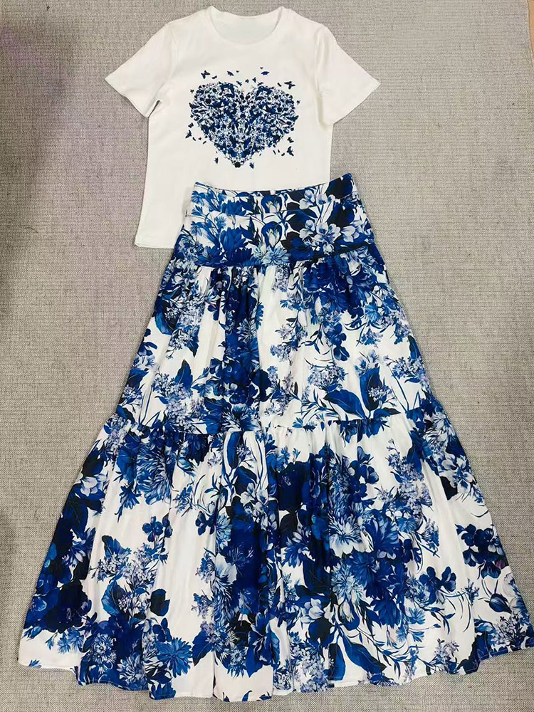 Conjunto Floral de Verano 2026 - Midi Skirt Floral reseña y precio