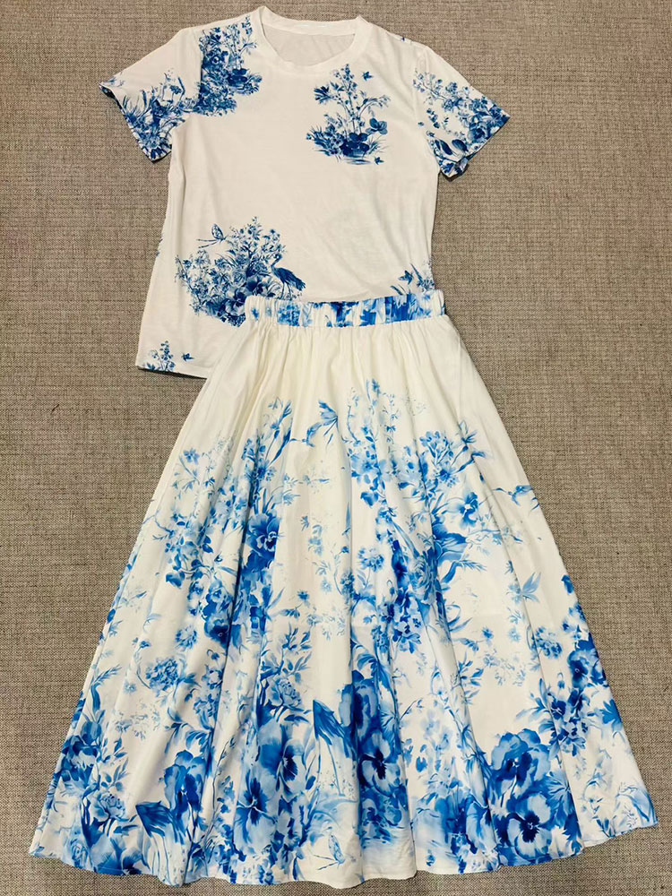 Conjunto Floral de Verano 2026 - Midi Skirt Floral reseña y precio