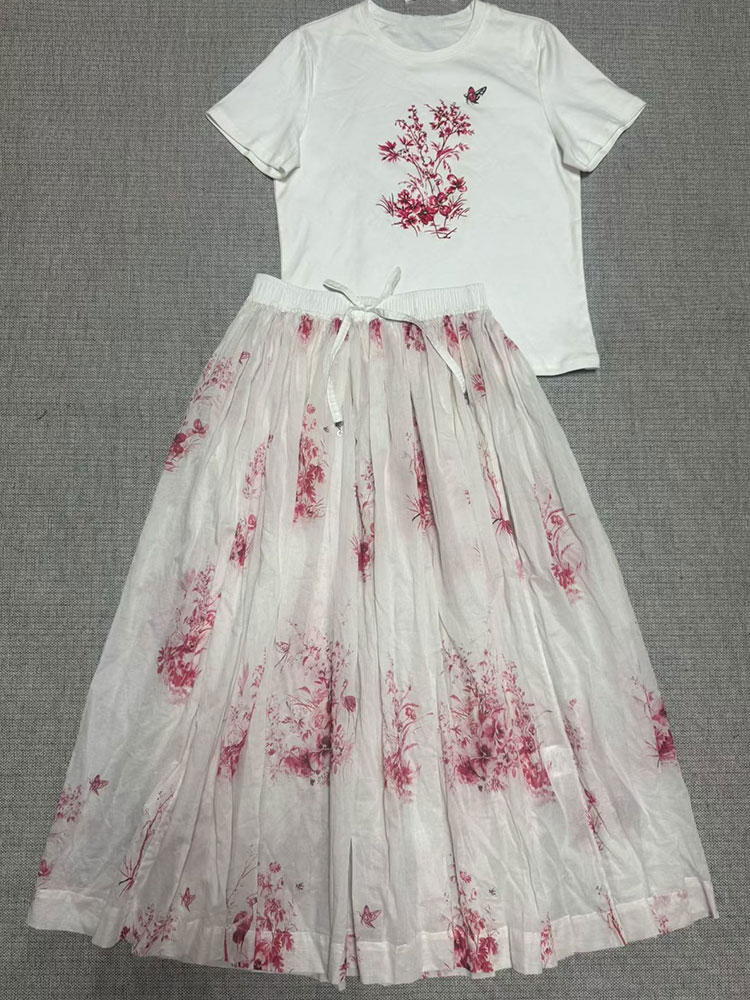 Conjunto Floral de Verano 2026 - Midi Skirt Floral reseña y precio