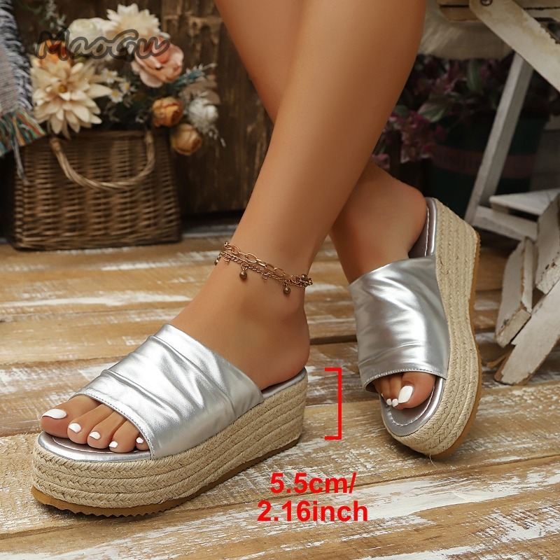 Sandalias de cuña con platafor - Wedge Espadrille Women reseña y precio