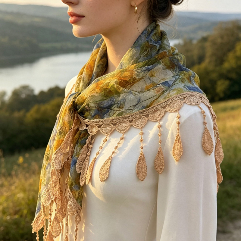 Cinturón de encaje floral vint - Cover Up Kaftan reseña y precio