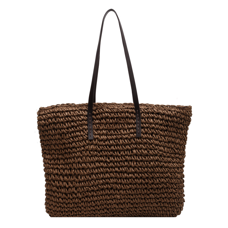 Bolsos de mano tejidos de paja - Crochet Bag Raffia reseña y precio