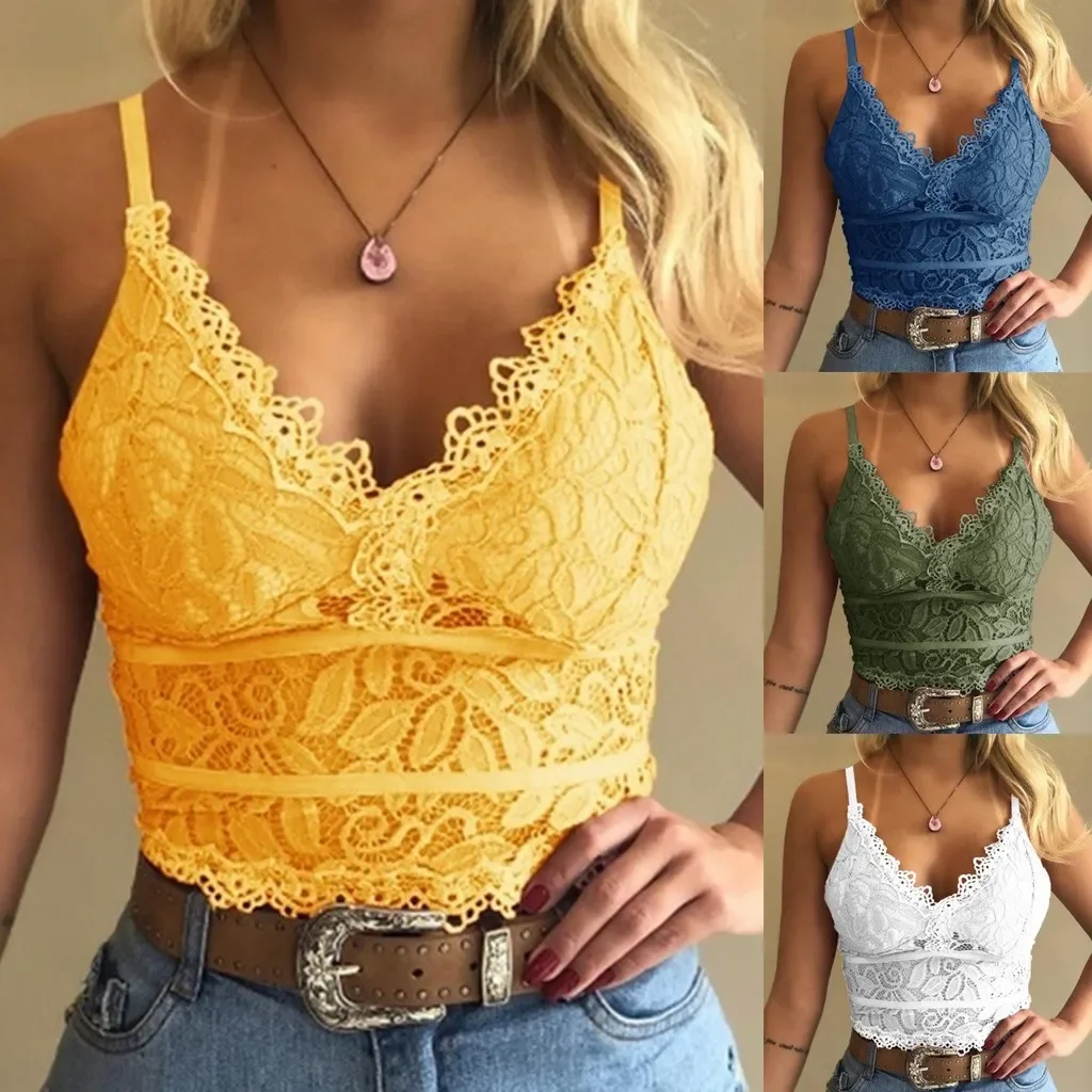 Sujetador de encaje Floral par - Bralette Triangle Set reseña y precio