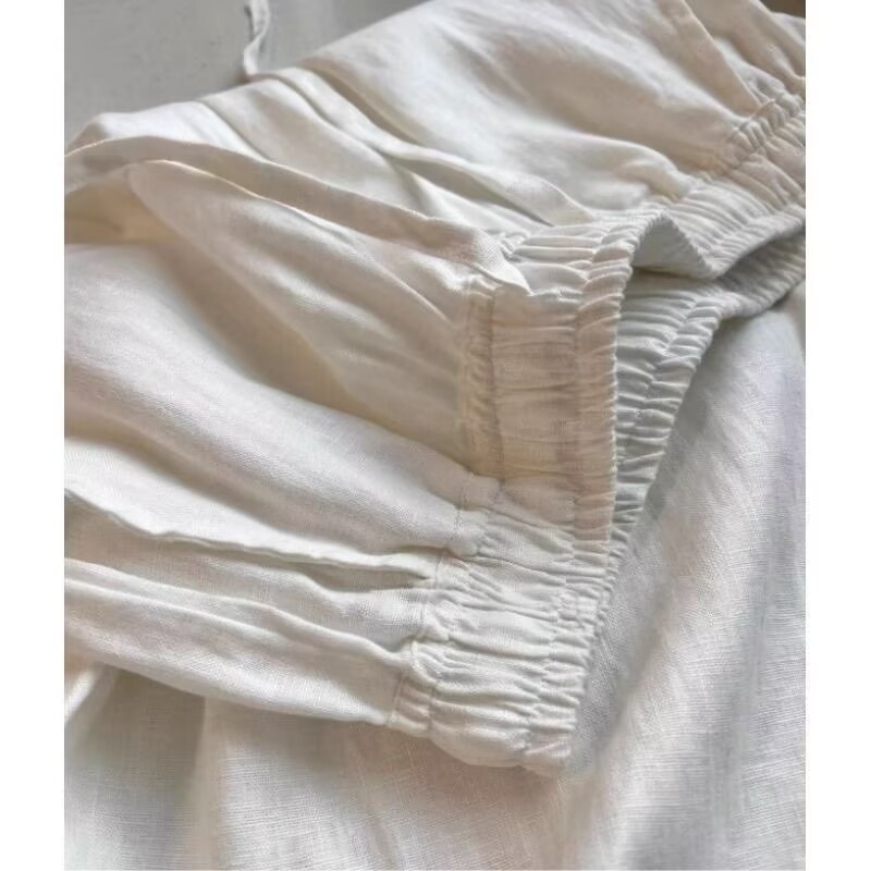 Conjunto de Pantalones Anchos  - Linen Pant Wide reseña y precio