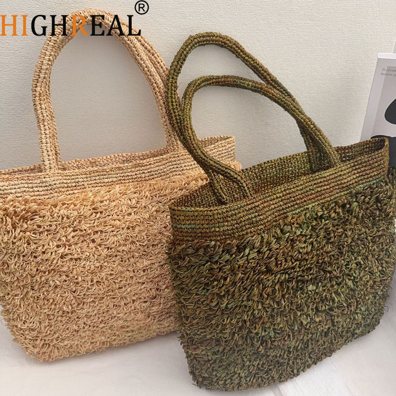 Bolso de Rafia de Lujo, Bolso  - Crochet Bag Raffia reseña y precio