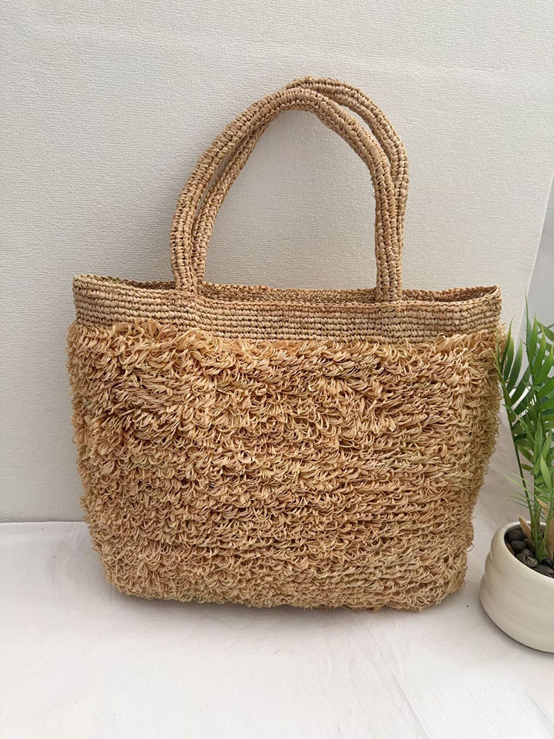 Bolso de Rafia de Lujo, Bolso  - Crochet Bag Raffia reseña y precio