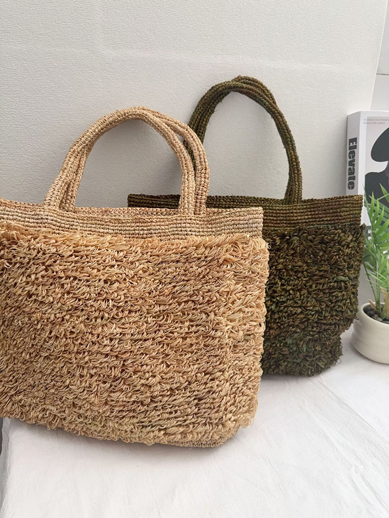 Bolso de Rafia de Lujo, Bolso  - Crochet Bag Raffia reseña y precio