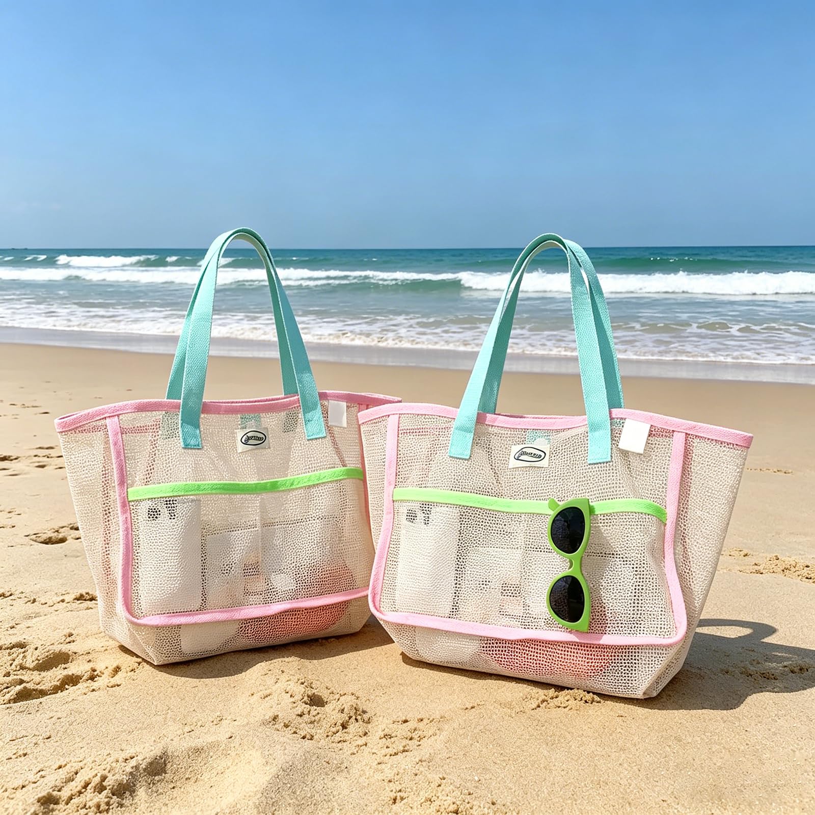Bolsas de Playa para Mujer, Co - Tote Bag Beach reseña y precio