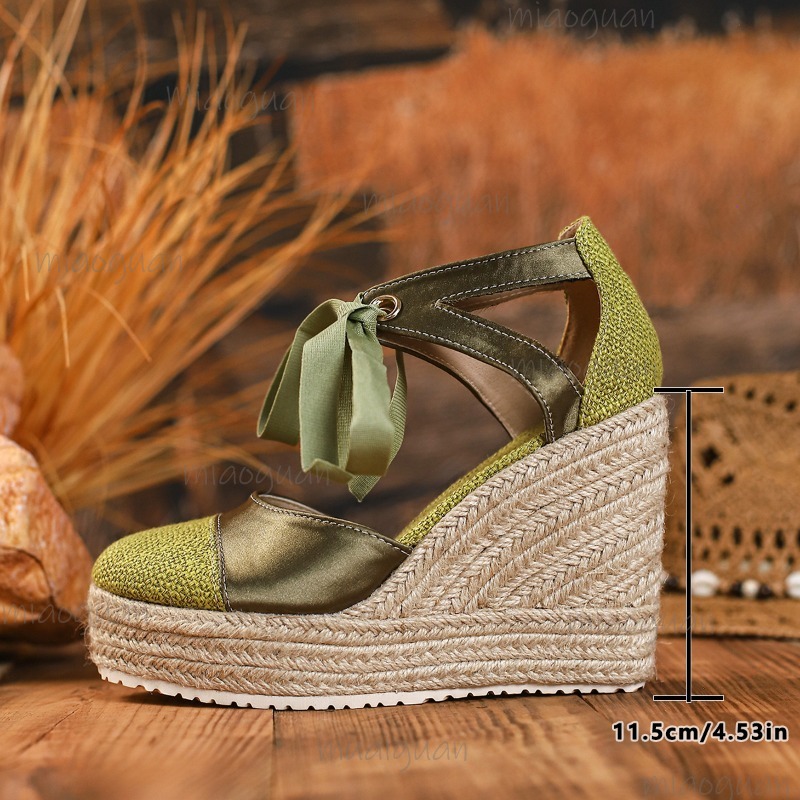 Sandalias de cuña de plataform - Wedge Espadrille Women reseña y precio