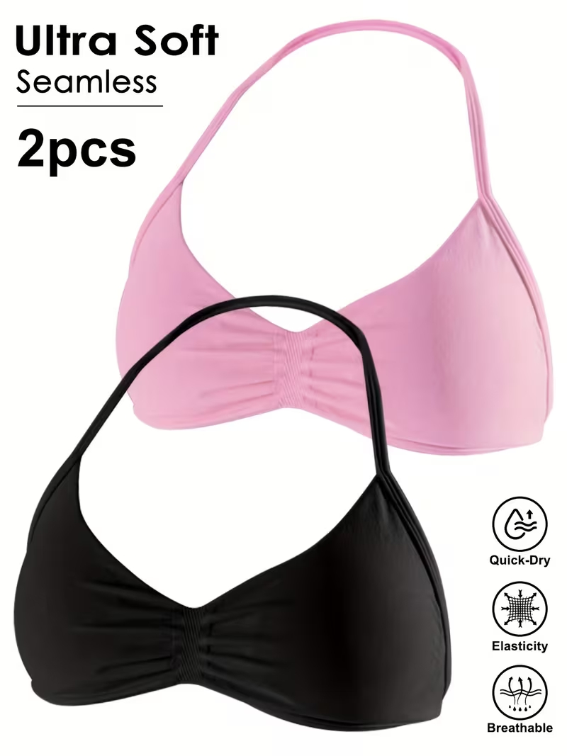 2 piezas Top corto sexy sin co - Crop Top Crochet reseña y precio