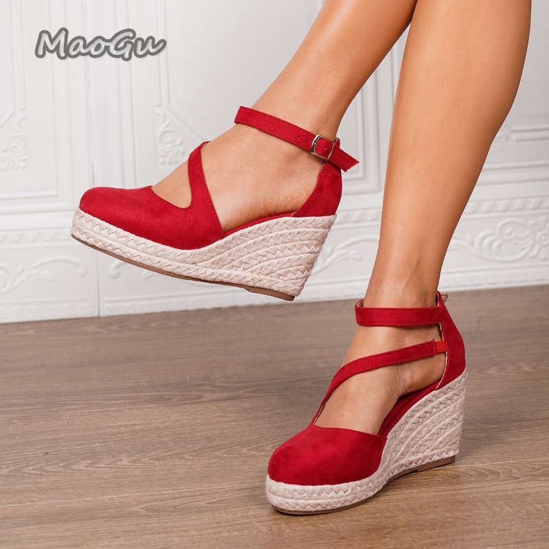 Sandalias de Plataforma con Cu - Wedge Espadrille Women reseña y precio