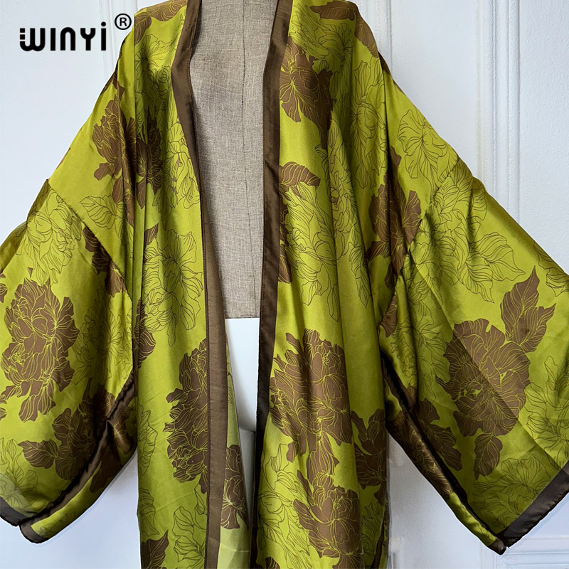 WINYI África boho estampado ki - Cover Up Kaftan reseña y precio