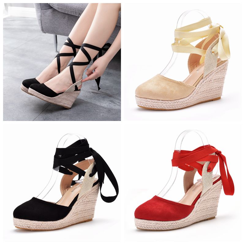 Sandalias de Plataforma con Co - Wedge Espadrille Women reseña y precio