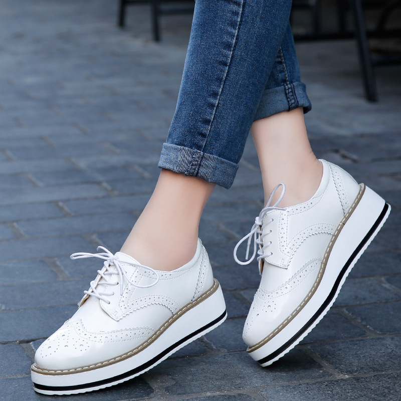 Mocasines de cuero con tacón g - Wedge Espadrille Women reseña y precio